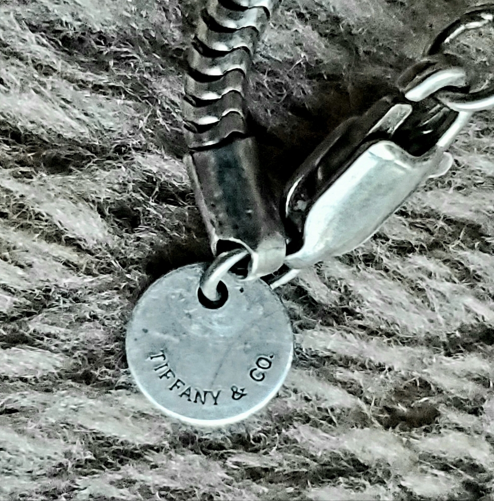 A rare and elegant Tiffany & Co. sterling silver snake chain & Lobster Clasp